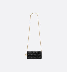 Lady Dior Pouch • Black Cannage Lambskin