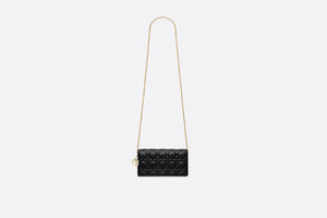 Lady Dior Pouch • Black Cannage Lambskin
