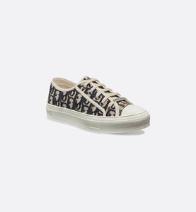 Walk'n'Dior Sneaker • Blue Dior Oblique Embroidered Canvas