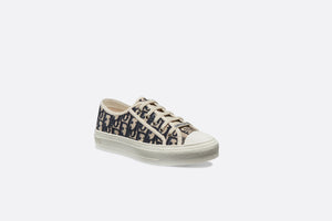 Walk'n'Dior Sneaker • Blue Dior Oblique Embroidered Canvas