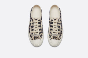 Walk'n'Dior Sneaker • Blue Dior Oblique Embroidered Canvas
