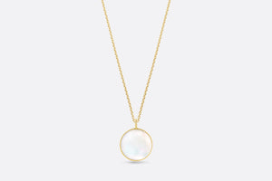 Rose des Vents Medallion Necklace • Yellow Gold, Diamond and Mother-of-pearl