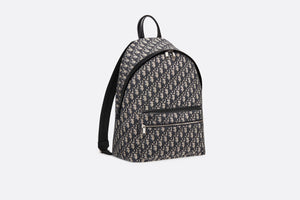 Rider Backpack • Beige and Black Dior Oblique Jacquard