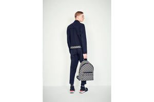 Rider Backpack • Beige and Black Dior Oblique Jacquard