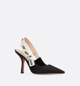 J'Adior Pump • Black Technical Fabric