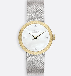 La D de Dior Satine • Ø 25 mm, Quartz Movement