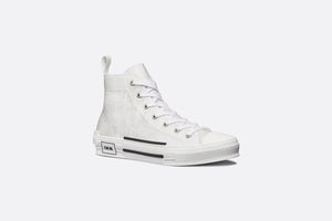 B23 High-Top Sneaker • White Dior Oblique Canvas