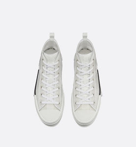 B23 High-Top Sneaker • White Dior Oblique Canvas