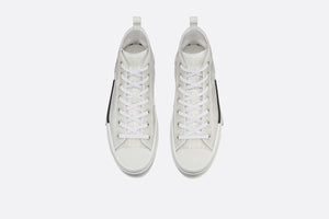 B23 High-Top Sneaker • White Dior Oblique Canvas