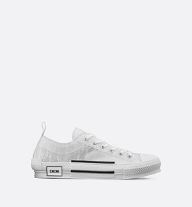 B23 Low-Top Sneaker • White Dior Oblique Canvas