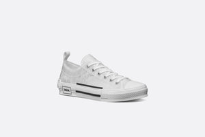 B23 Low-Top Sneaker • White Dior Oblique Canvas