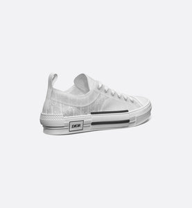 B23 Low-Top Sneaker • White Dior Oblique Canvas