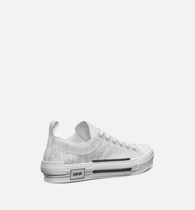B23 Low-Top Sneaker • White Dior Oblique Canvas