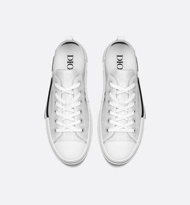 B23 Low-Top Sneaker • White Dior Oblique Canvas