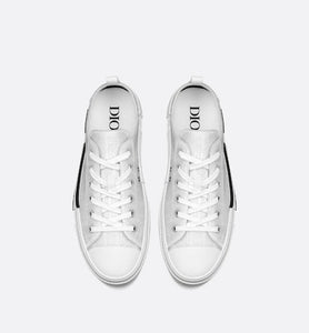 B23 Low-Top Sneaker • White Dior Oblique Canvas