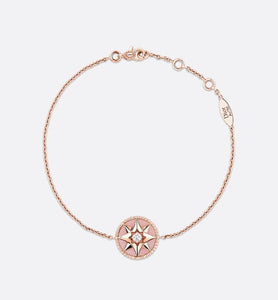 Rose des Vents Bracelet • Rose Gold, Diamond and Pink Opal