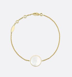 Rose des Vents Bracelet • Yellow Gold, Diamond and Mother-of-pearl