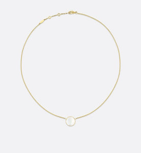 Rose des Vents Necklace • Yellow Gold, Diamond and Mother-of-pearl