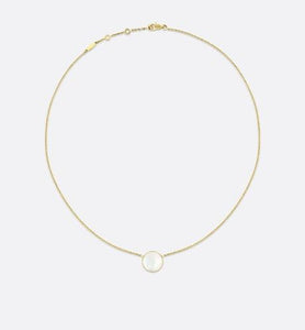 Rose des Vents Necklace • Yellow Gold, Diamond and Mother-of-pearl