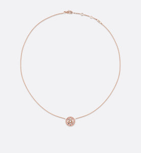 Rose des Vents Necklace • Rose Gold, Diamond and Pink Opal