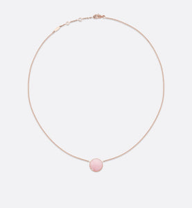 Rose des Vents Necklace • Rose Gold, Diamond and Pink Opal