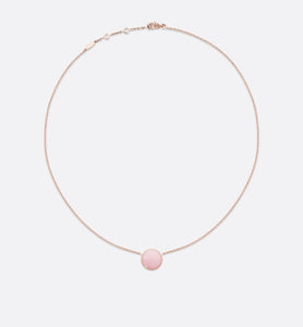 Rose des Vents Necklace • Rose Gold, Diamond and Pink Opal
