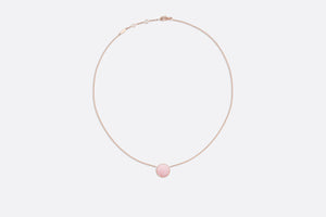 Rose des Vents Necklace • Rose Gold, Diamond and Pink Opal