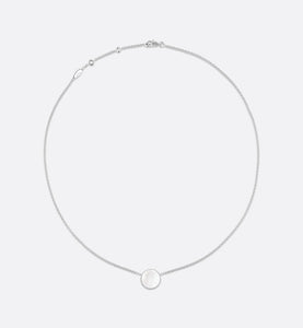 Rose des Vents Necklace • 18K White Gold, Diamond and Mother-of-pearl