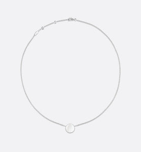 Rose des Vents Necklace • 18K White Gold, Diamond and Mother-of-pearl