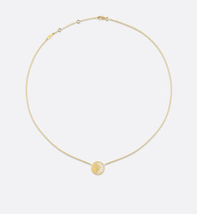 Rose Céleste Necklace • Yellow and White Gold, Diamond, Onyx and Mother-of-pearl