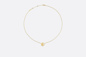 Rose Céleste Necklace • Yellow and White Gold, Diamond, Onyx and Mother-of-pearl