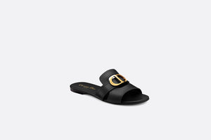 30 Montaigne Mule • Black Calfskin
