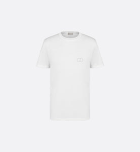 CD Icon T-Shirt • White Cotton Jersey
