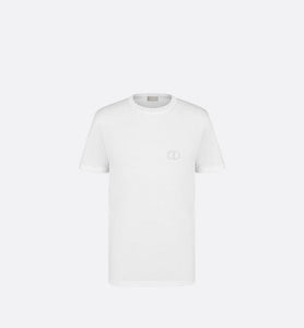 CD Icon T-Shirt • White Cotton Jersey