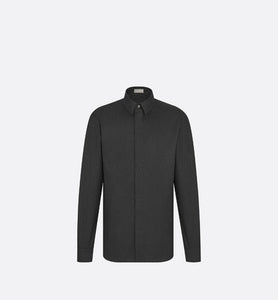 Shirt with Dior Oblique Motif • Black Cotton Jacquard