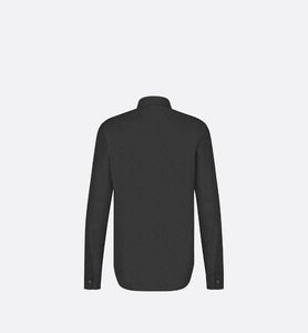 Shirt with Dior Oblique Motif • Black Cotton Jacquard
