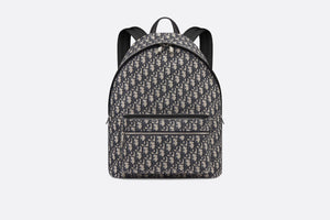 Rider Backpack • Beige and Black Dior Oblique Jacquard