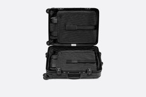 DIOR and RIMOWA Cabin Suitcase • Black Dior Oblique Aluminum