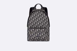 Backpack • Blue Dior Oblique Jacquard