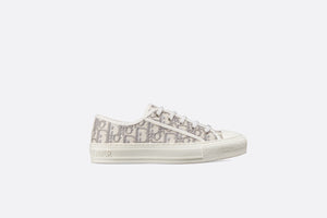 Walk'n'Dior Sneaker • Gray Dior Oblique Embroidered Cotton