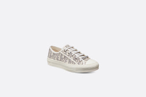 Walk'n'Dior Sneaker • Gray Dior Oblique Embroidered Cotton