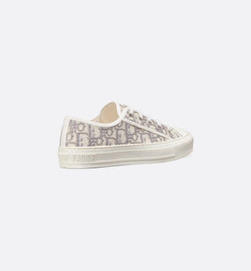Walk'n'Dior Sneaker • Gray Dior Oblique Embroidered Cotton