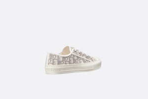 Walk'n'Dior Sneaker • Gray Dior Oblique Embroidered Cotton
