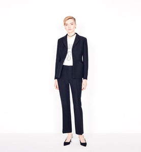 Bar Jacket • Black Wool and Silk