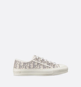 Walk'n'Dior Sneaker • Gray Dior Oblique Embroidered Cotton