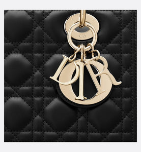 Medium Lady Dior Bag • Black Cannage Lambskin