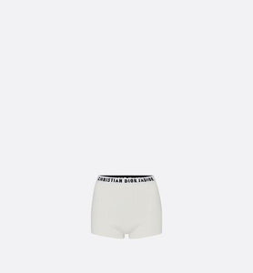 Briefs • White Viscose with 'Christian Dior J'Adior' Signature