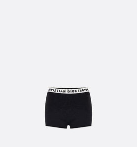Briefs • Black Viscose with 'Christian Dior J'Adior' Signature
