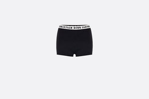 Briefs • Black Viscose with 'Christian Dior J'Adior' Signature