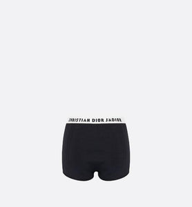 Briefs • Black Viscose with 'Christian Dior J'Adior' Signature